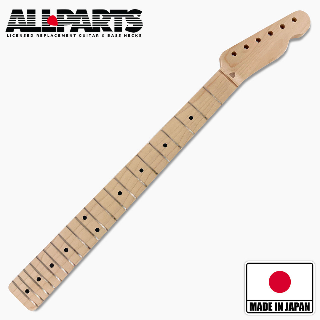 Tele Neck, Maple, 21 Frets, Unfinished