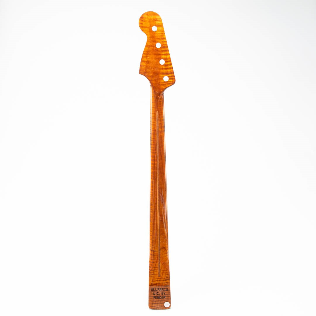 Allparts Select Tribute Series "Tom Sawyer" AAA+ Roasted Flame Maple Neck for Jazz Bass