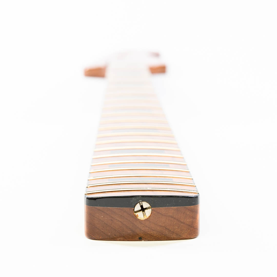 Allparts Select Tribute Series "Tom Sawyer" AAA+ Roasted Flame Maple Neck for Jazz Bass