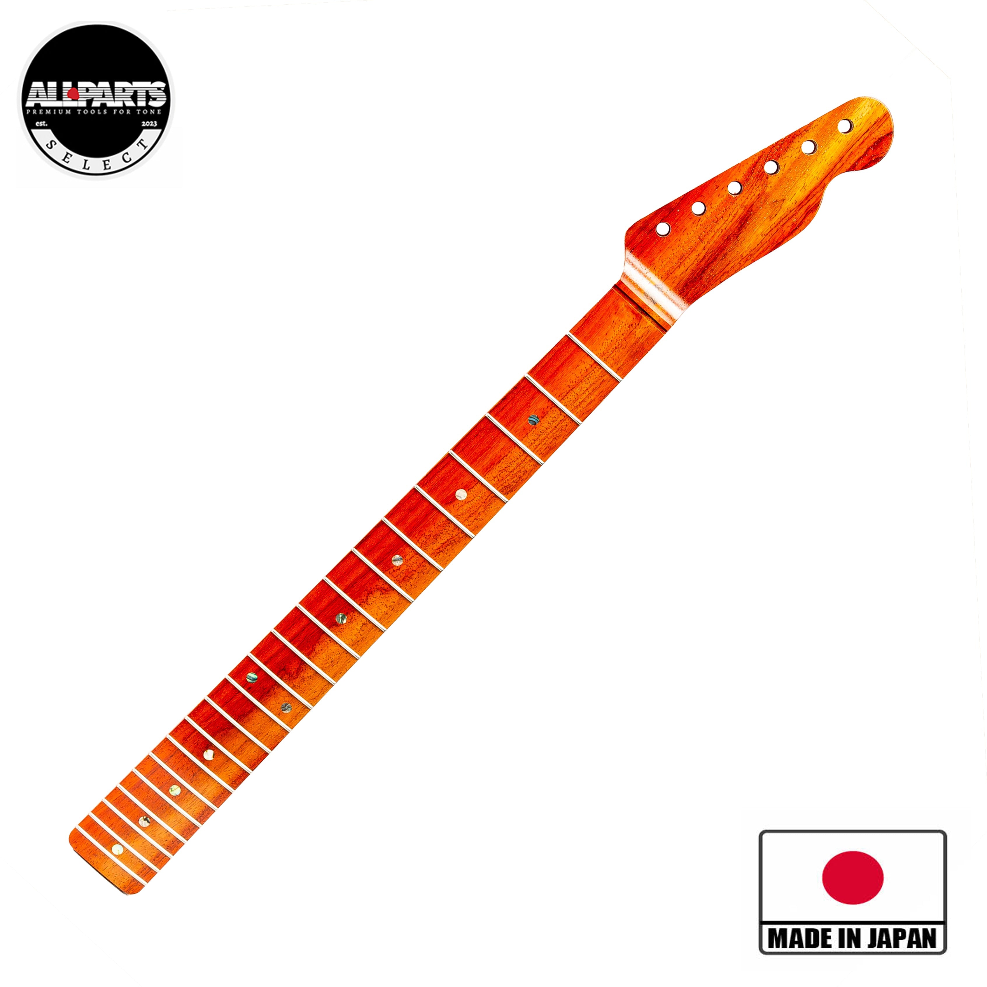 Allparts Select 1-Piece Padauk Bariole VIN-MOD Neck for Tele