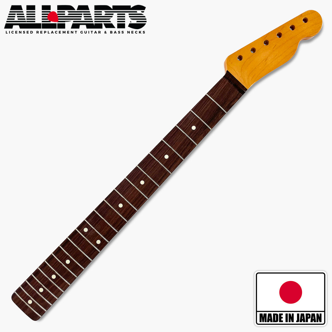 Tele Neck, Maple, Rosewood Fingerboard, Nitro