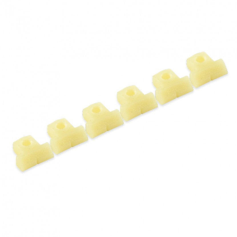 TonePros G-Formula Saddle Set for AVR2 Bridges W/ O-Rings & Clips, Cream