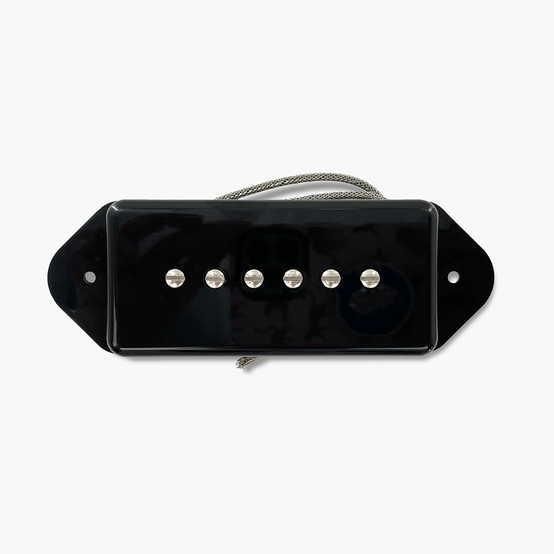 Razor Mangetsu Full Moon Pickup, Dog Ear P90 Replacement, Black