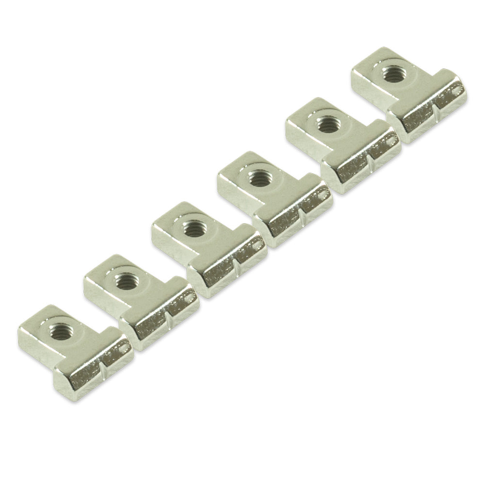 TonePros Replacement Saddle Kit for TPC W/ Wire Retainer Clips, Zinc