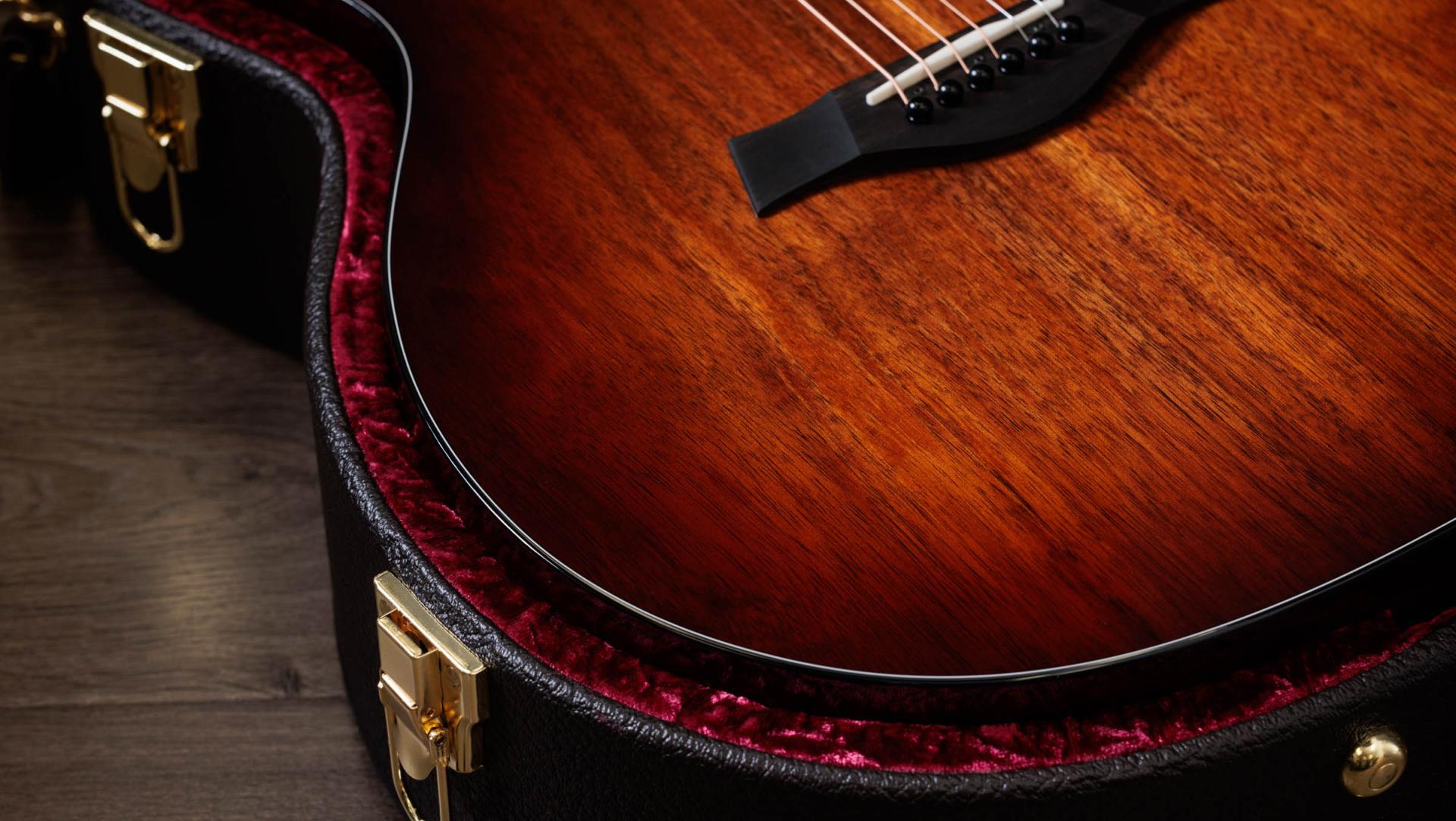 Taylor 224ce-K DLX Grand Auditorium A/E Guitar - Tobacco