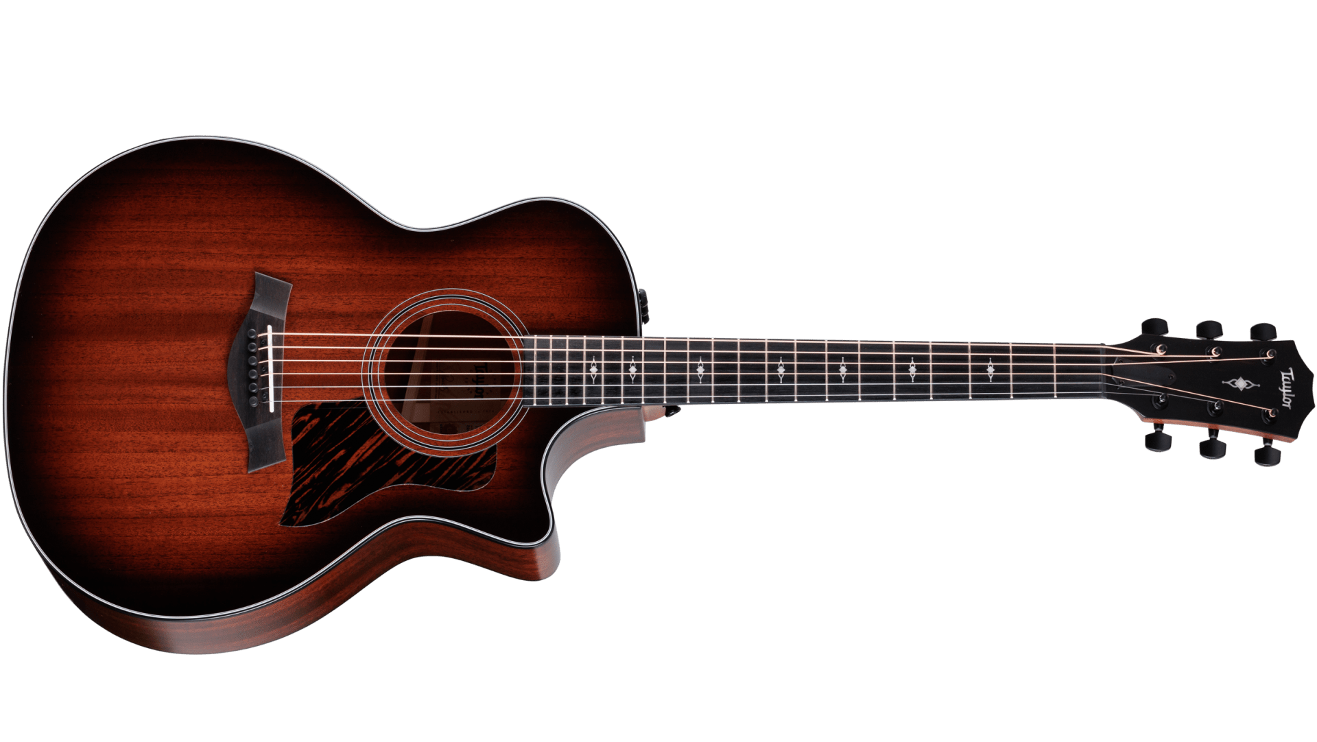 Taylor 324ce Grand Auditorium Acoustic/Electric Guitar, Shaded Edge Burst