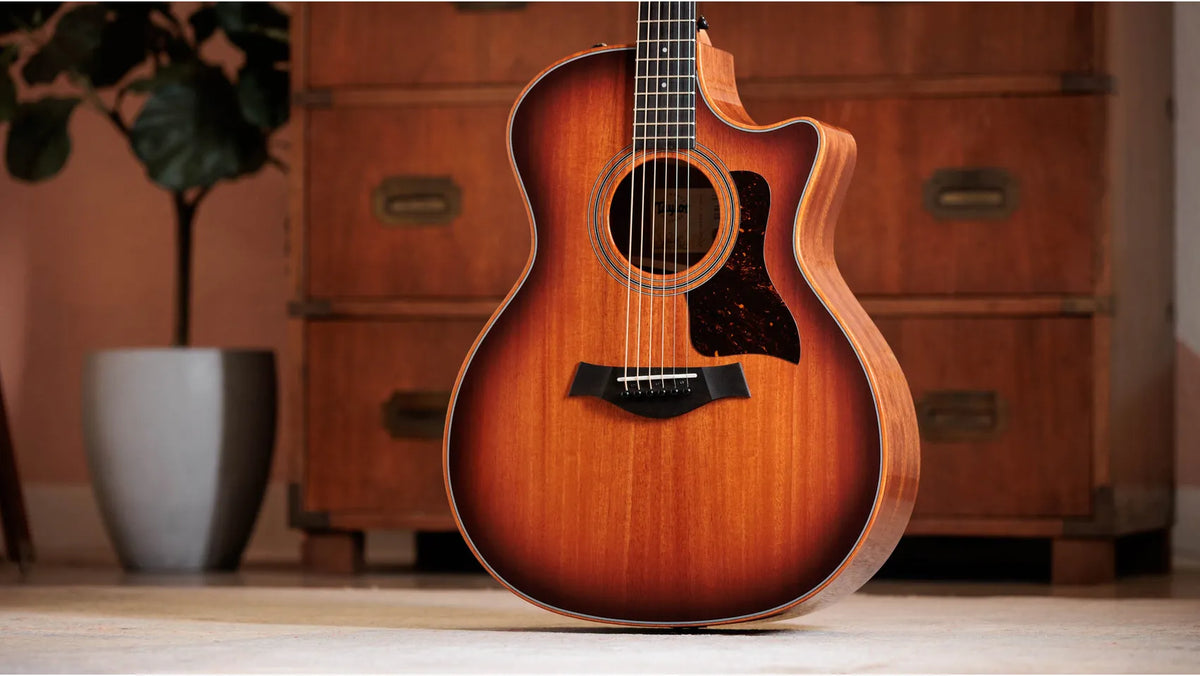 Taylor 324ce Studio Special Edition Acoustic/Electric Guitar, Shaded Edgeburst