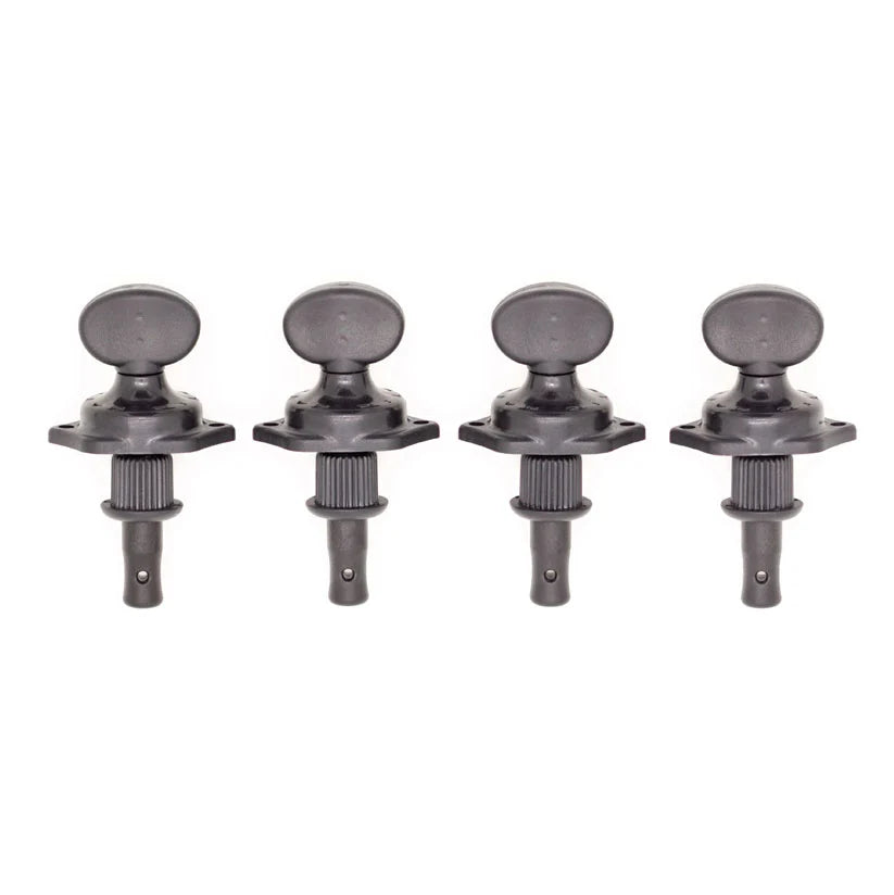 Graph Tech Ratio Ukulele Rear Mount Black 4 pieces