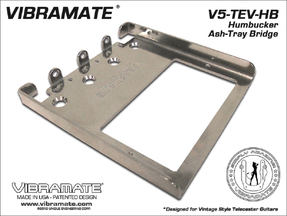 Vibramate Stage II Bridge for Humbucker Tele Models