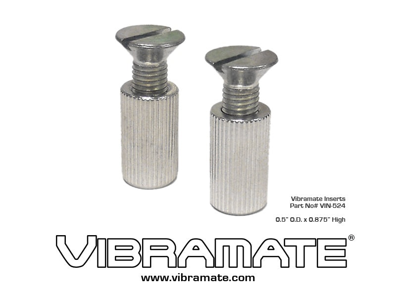 Vibramate Replacement Steel Inserts for V5/V7 Mounting Kits