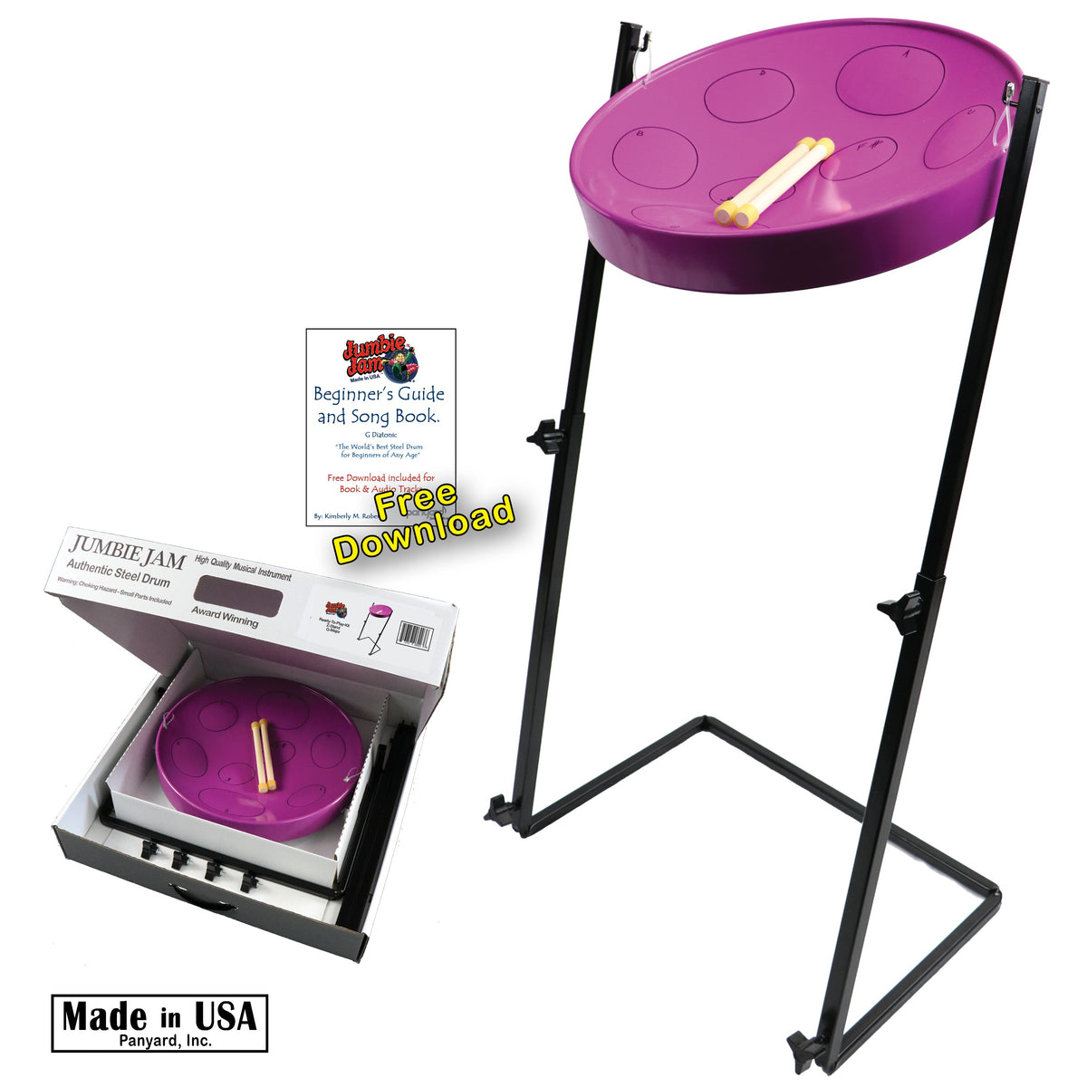 Panyard Jumbie Jam Steel Drum Kit w/ Z-Floor Stand
