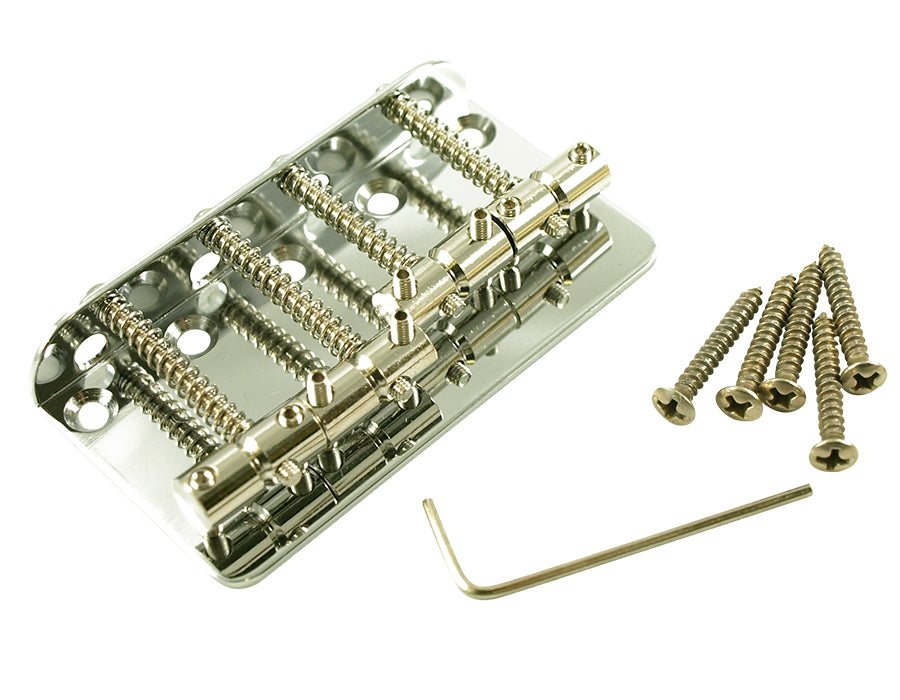 BASS BRIDGE BARREL SADDLES - CHROME