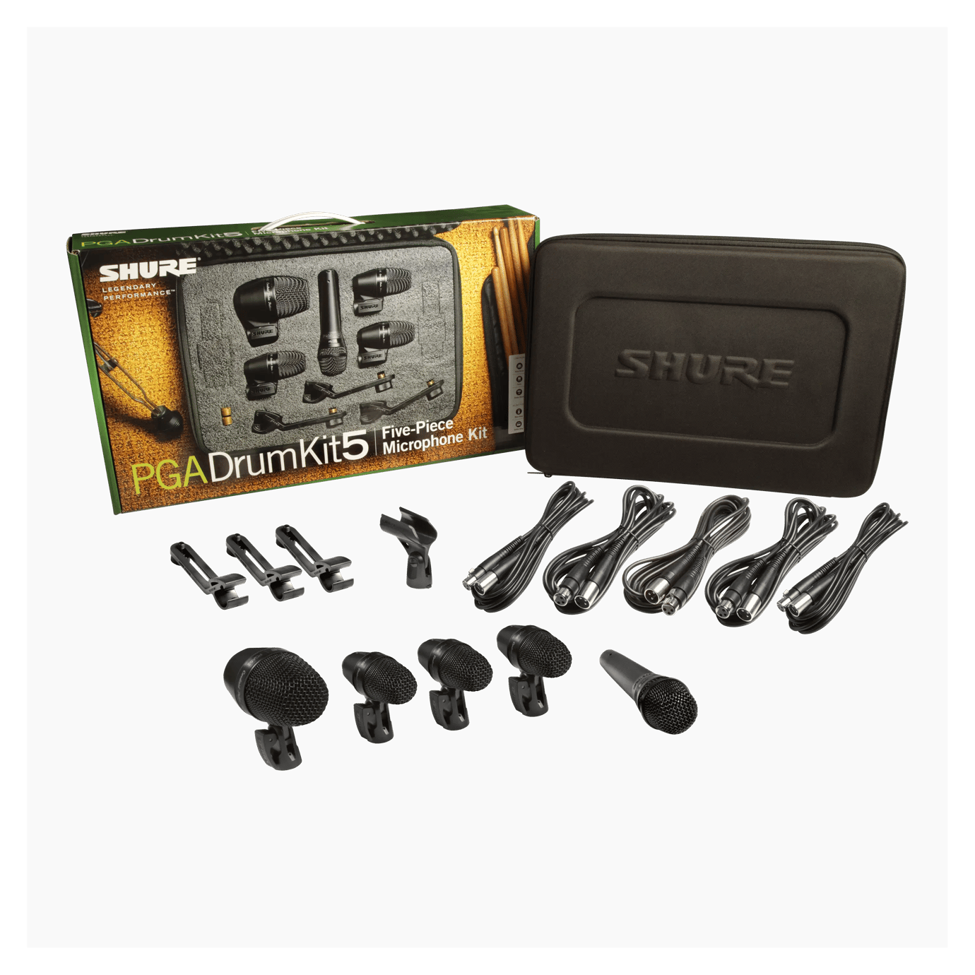 Shure PGADRUMKIT5 5-Piece Drum Microphone Kit