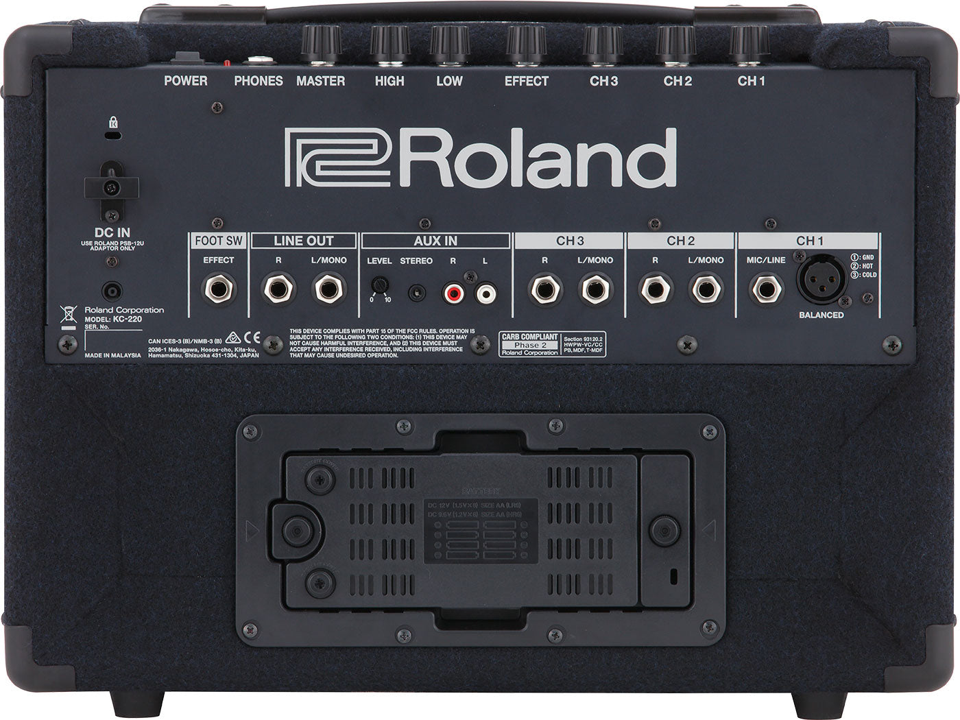 Roland KC-220 Stereo Keyboard Amplifier, 30W