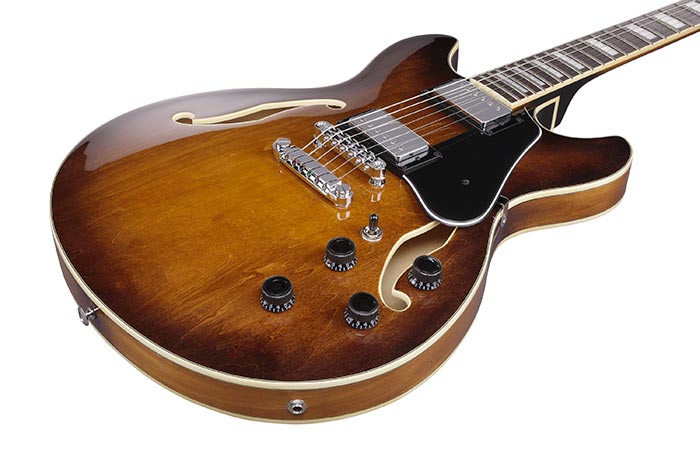 Ibanez AS73 Artcore Hollowbody Electric Guitar, Tobacco Brown