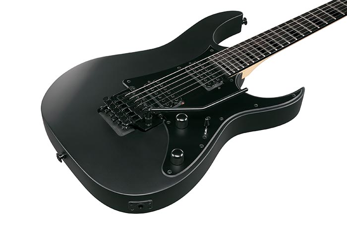 Ibanez Gio GRGR330EX Electric Guitar w/ Double Locking Tremolo, Black Flat