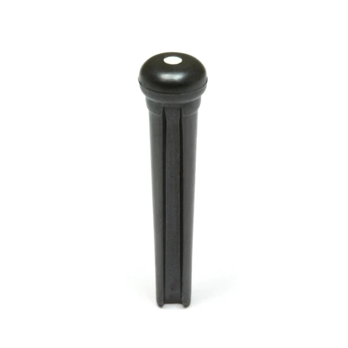 Graph Tech TUSQ Traditional Bridge Pins 2mm Black / White Dot (6 Pcs)