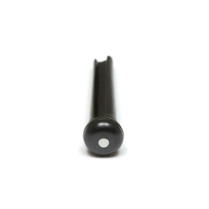 Graph Tech TUSQ Traditional Bridge Pins 2mm Black / White Dot (6 Pcs)