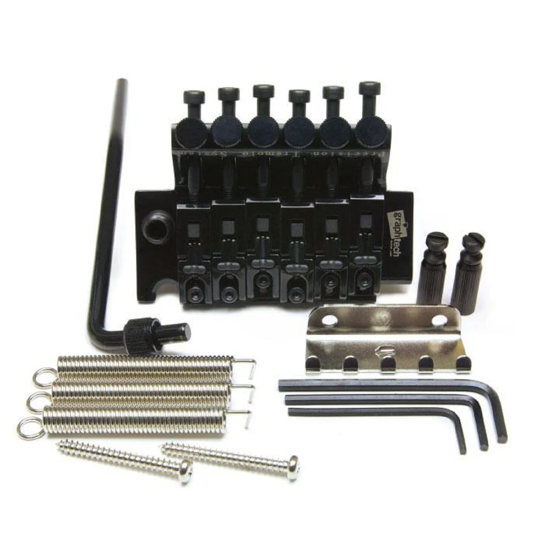 Graph Tech String Saver Floyd Rose Bridge With String Savers Black
