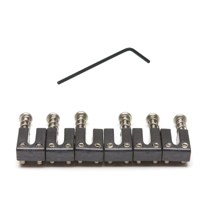 Graph Tech String Saver Saddle Tele Style Deluxe 3LH & 3RH (6 Pcs)