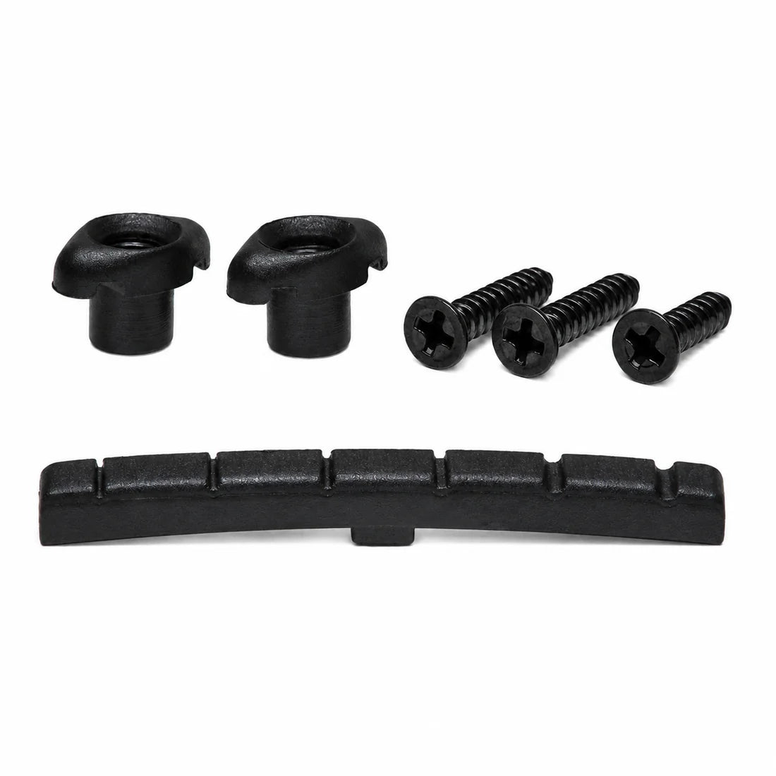 Graph Tech Black TUSQ XL Slotted Nut & 2 Retainers Pak