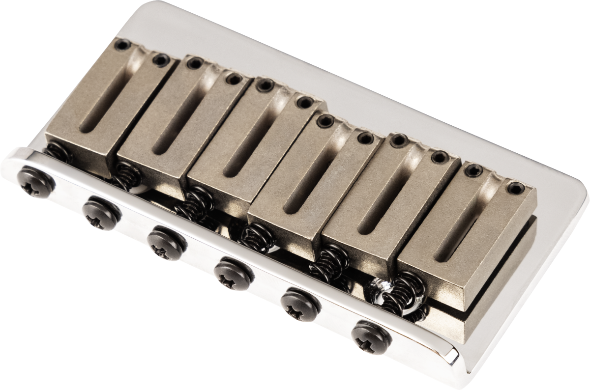 Fender '86-'07 American Strat Hardtail Bridge Assembly, Chrome
