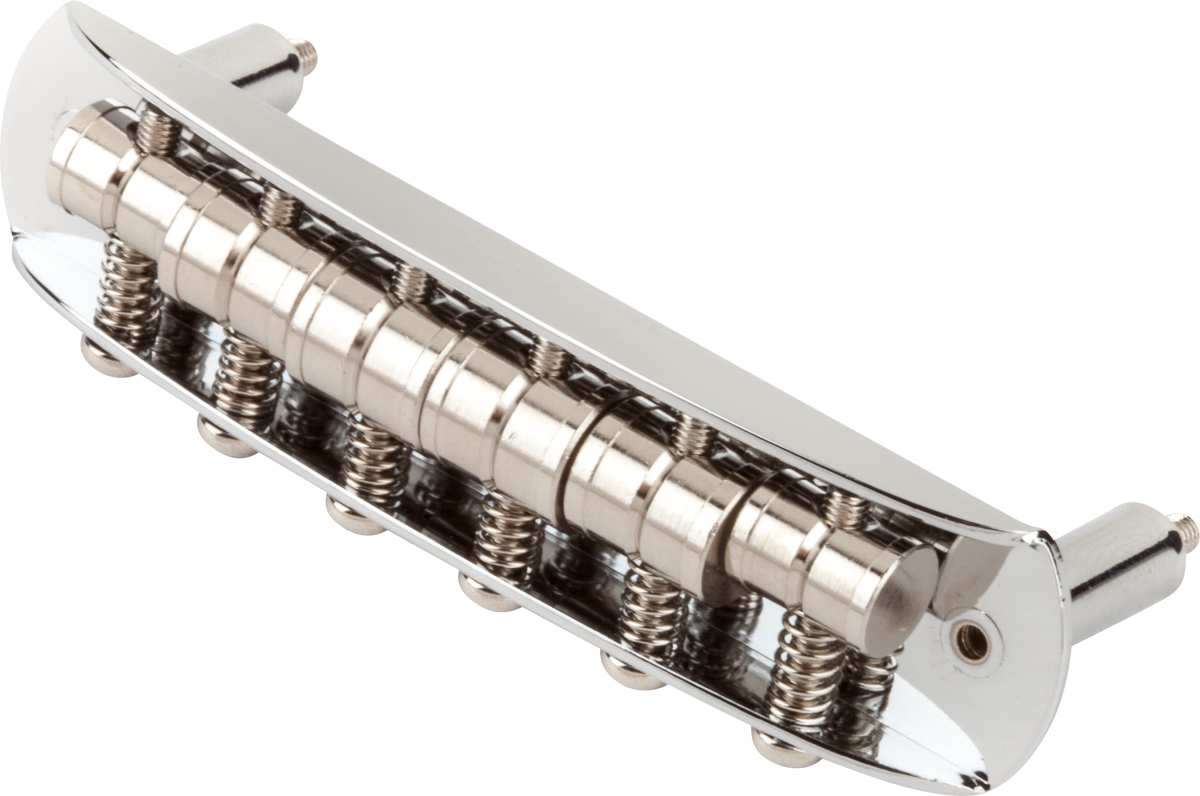 Fender Mustang Guitar Bridge Assembly (Japan), Chrome