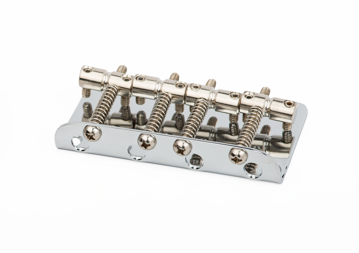 Fender Standard Series Bass Bridge Assembly, Chrome