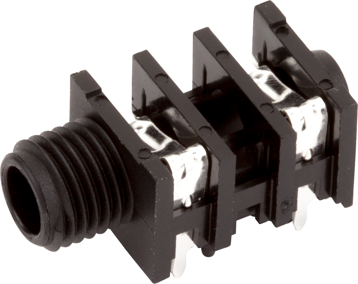 Fender Mono R/A Amp Jack, 4-Pin