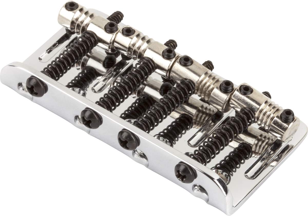 Fender Bridge Assembly for American Deluxe 4-String Bass ('04-'10), Chrome