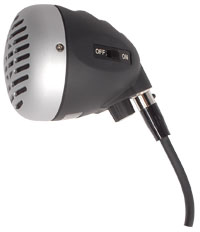 Peavey H-5 Harmonica Microphone, Black/Silver