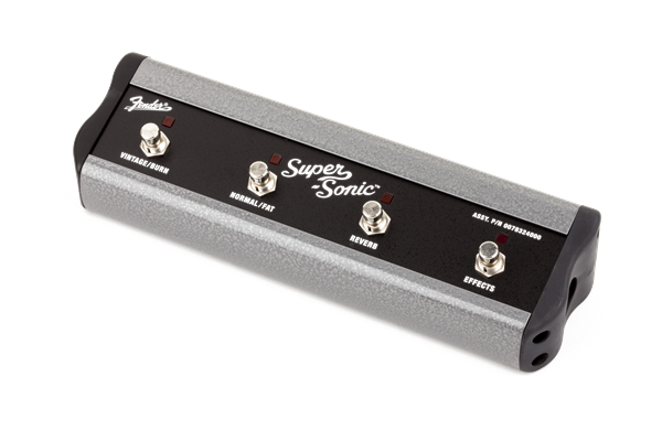 Fender 4-Button Footswitch - Amp Voicing/Channel/FX Loop/Reverb (No Cable)