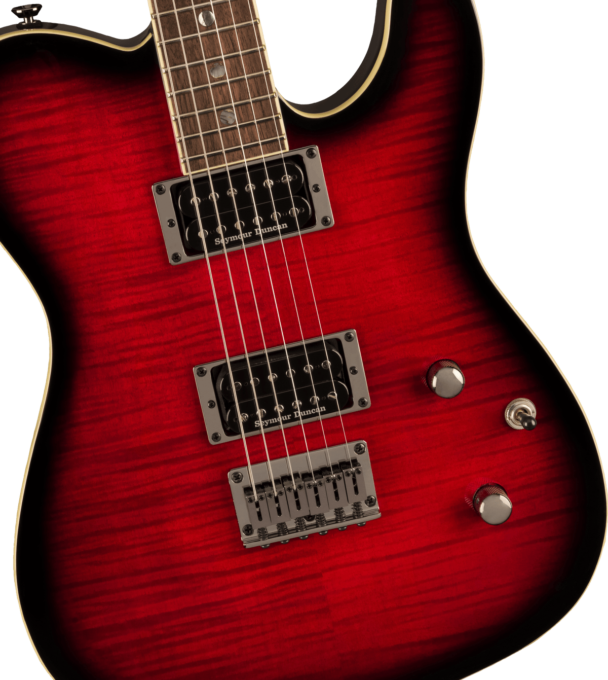 Fender Special Edition Custom Telecaster FMT HH, Laurel Fingerboard, Black Cherry Burst