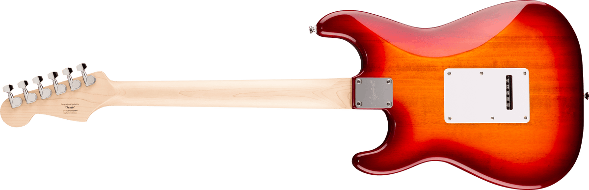 Squier Sonic Stratocaster, Laurel Fingerboard, White Pickguard, Sienna Sunburst