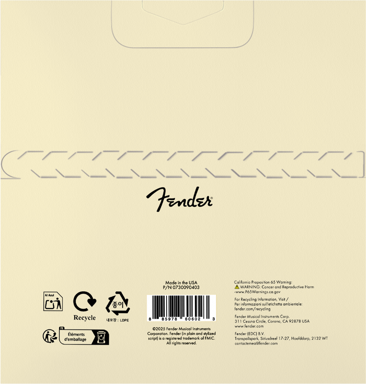 Fender California Coast 4-String Concert Ukulele Strings