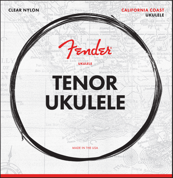 Fender California Coast 4-String Tenor Ukulele Strings