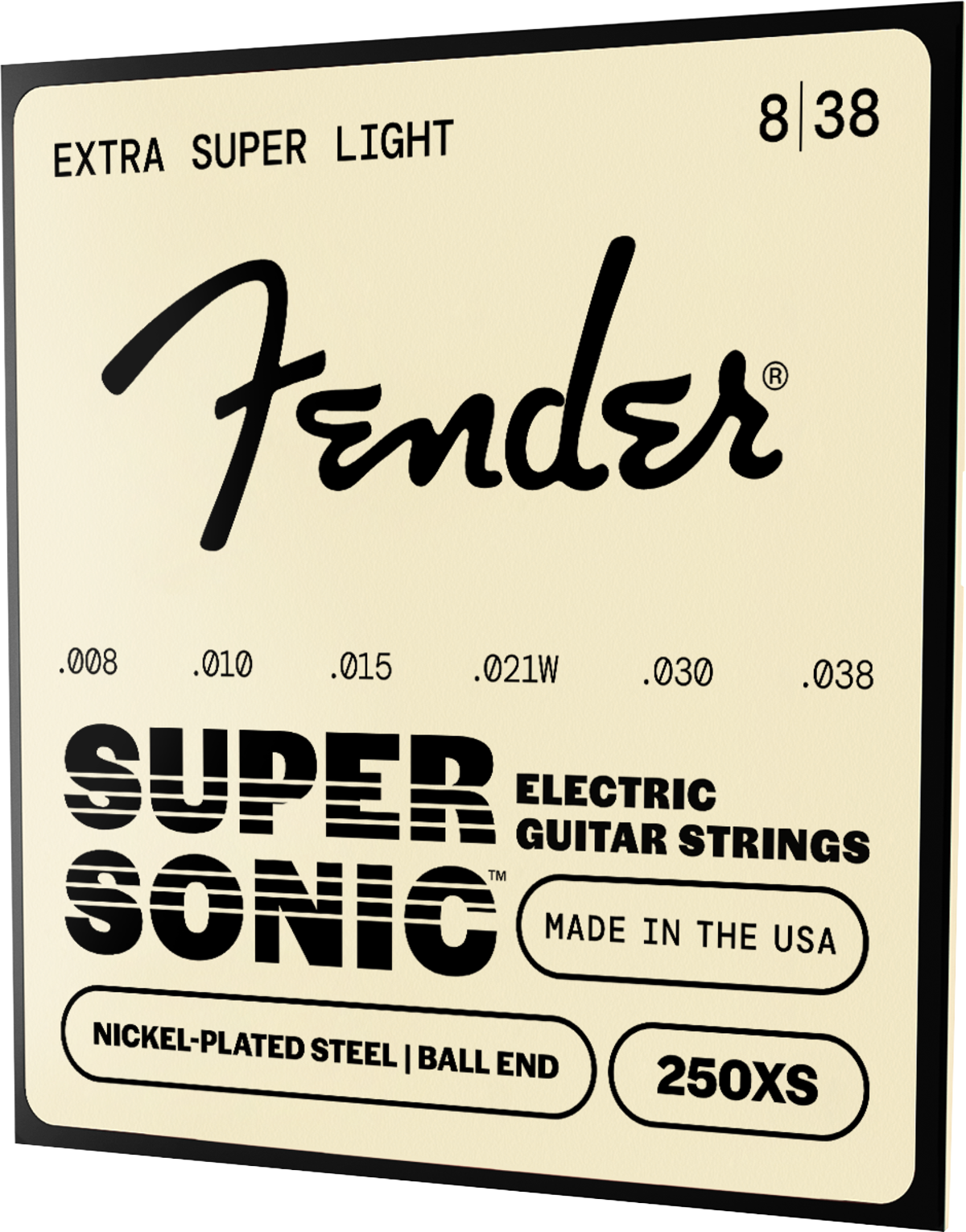Fender Super 250's 250XS Ball End Strings, NPS, 8-38