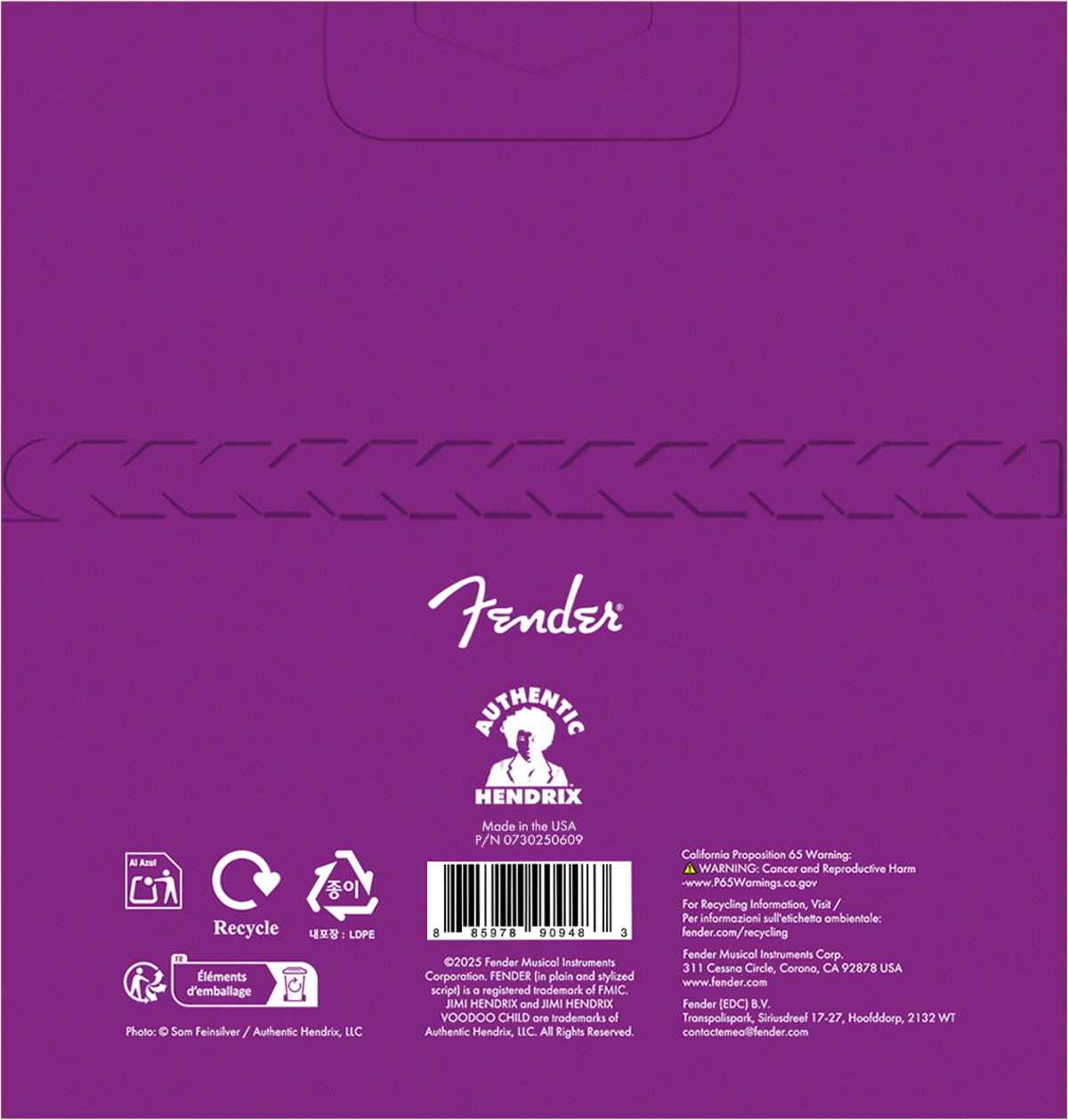 Fender Hendrix Voodoo Child Ball End Guitar Strings, NPS, 10-38