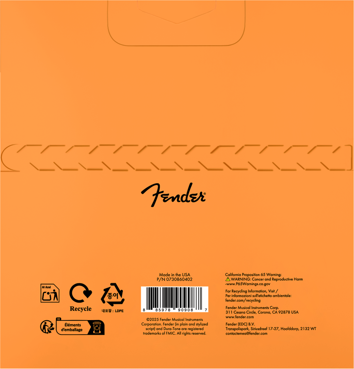 Fender Dura-Tone Coated 860XL Ball End Acoustic Strings, Phosphor Bronze, 10-48