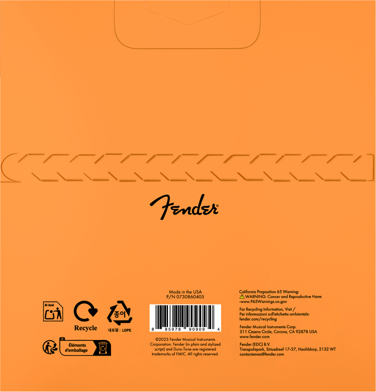 Fender Dura-Tone Coated 860CL Ball End Acoustic Strings, Phosphor Bronze, 11-52