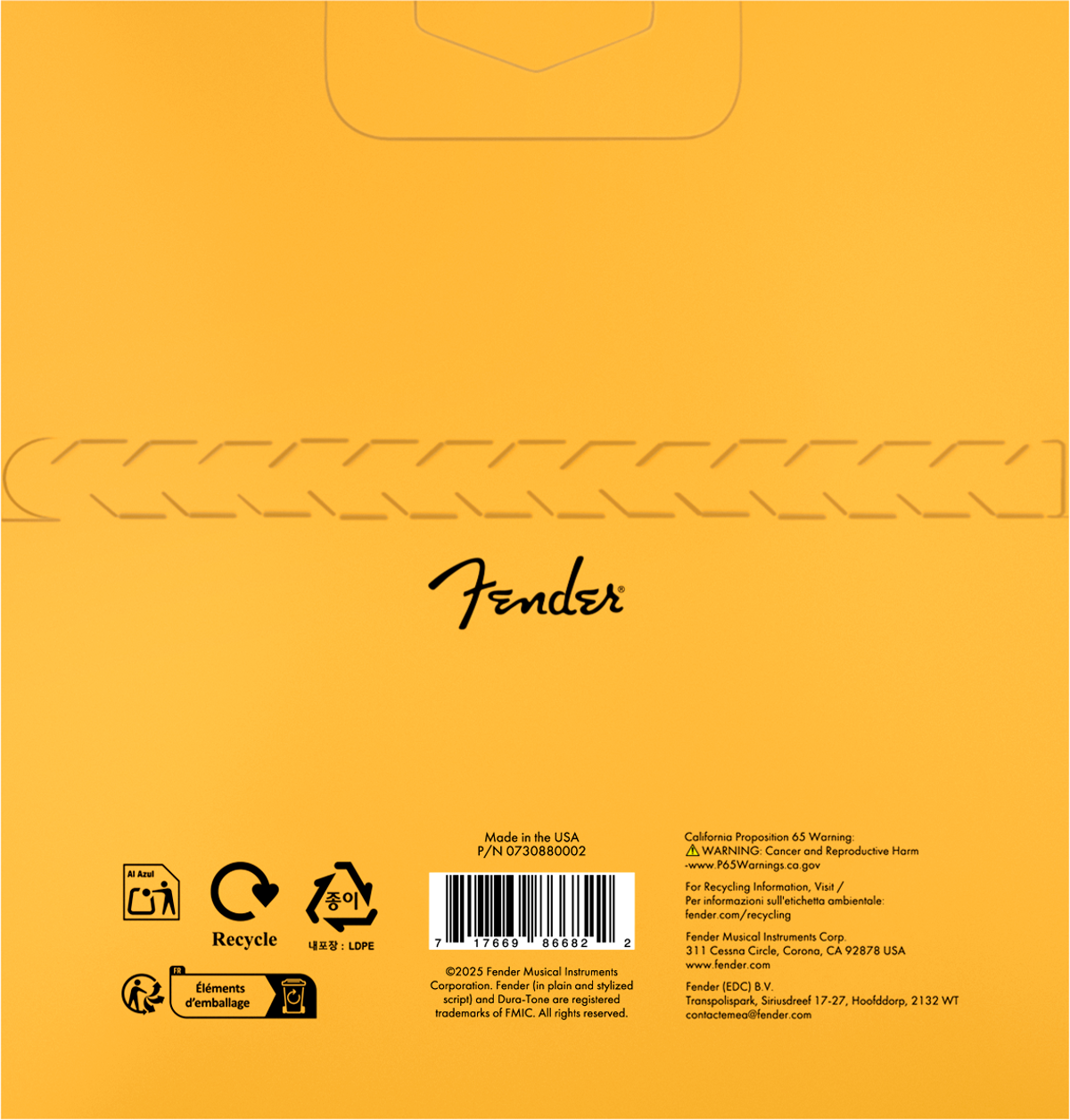 Fender Dura-Tone Coated Ball End Acoustic Strings, 80/20 Bronze