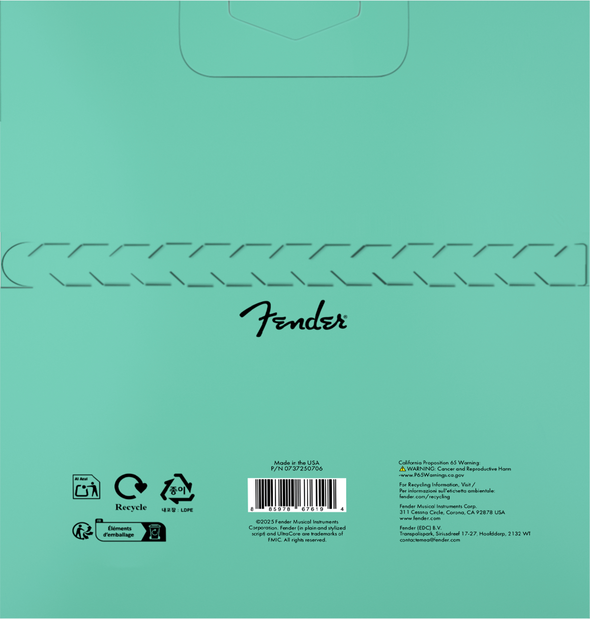 Fender 9250 Ultracore Bass Strings, Nickel Plated Steel, Ball End, 9250ML Gauges .045-.100, (4)