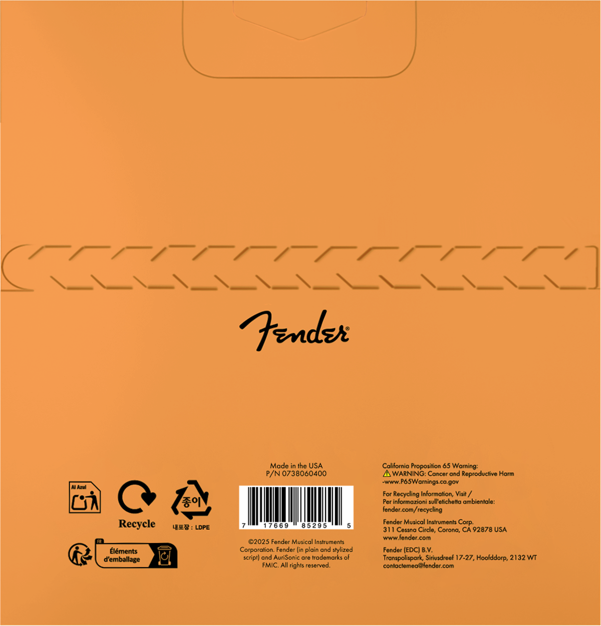Fender Long Scale Ball End Acoustic Bass Strings, Phosphor Bronze, 45-100