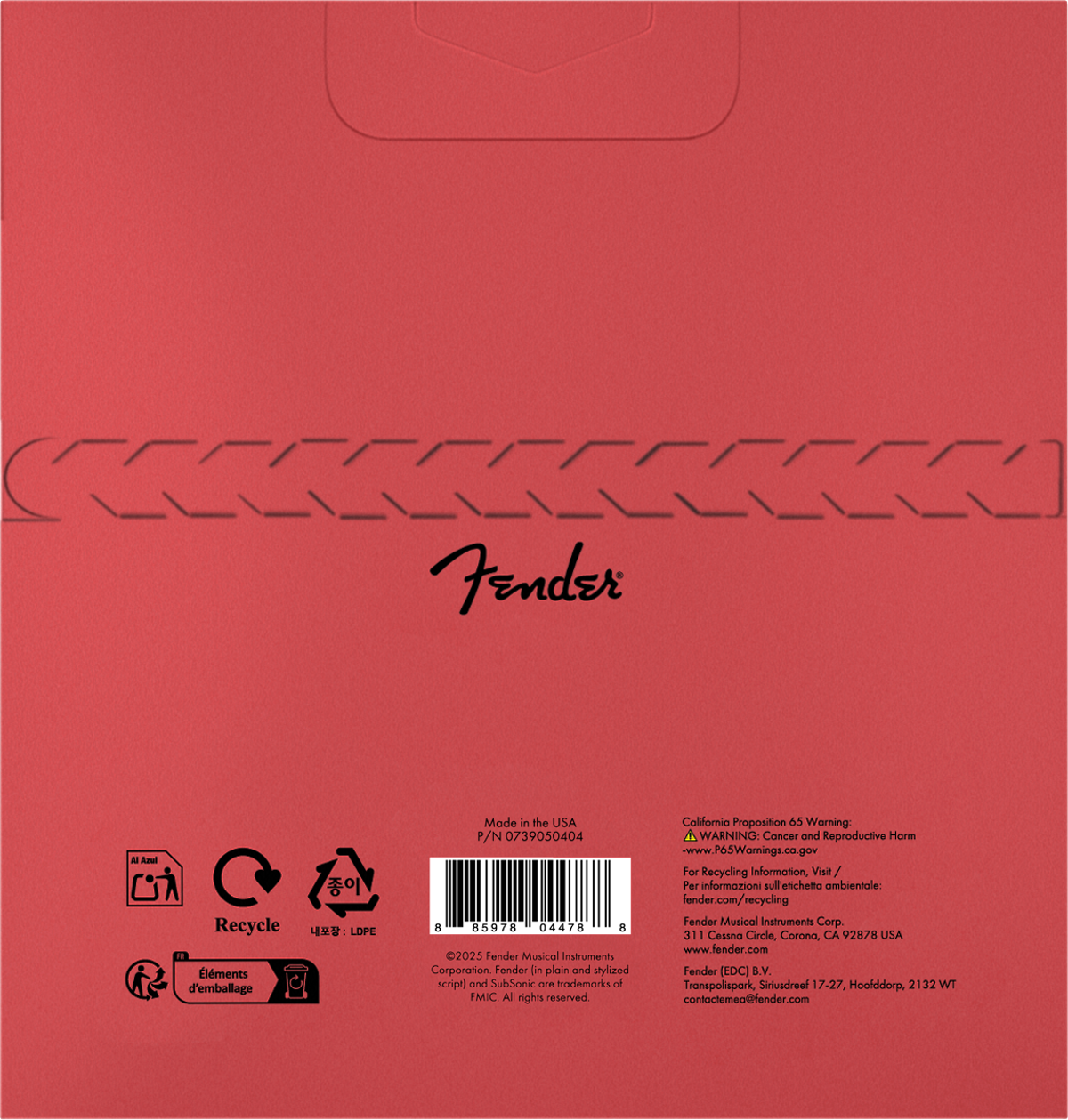 Fender Stainless 9050's Bass Strings, Stainless Steel Flatwound, 9050CL .045-.105 Gauges, (4)