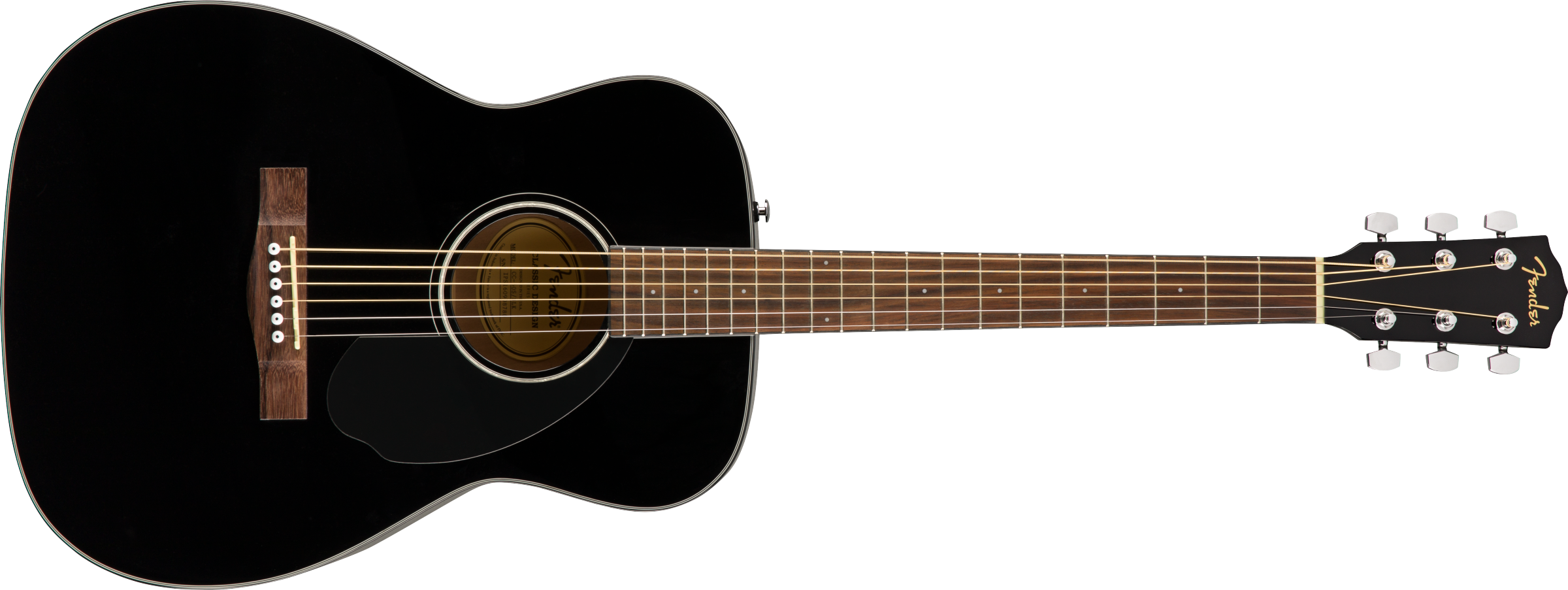 Fender CC-60S Concert Acoustic Guitar Pack V2, Black