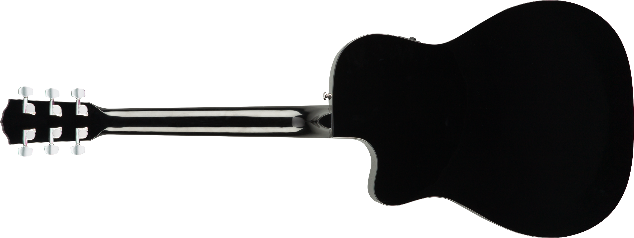 Fender CC-60SCE Concert Acoustic Guitar Walnut Fingerboard, Black