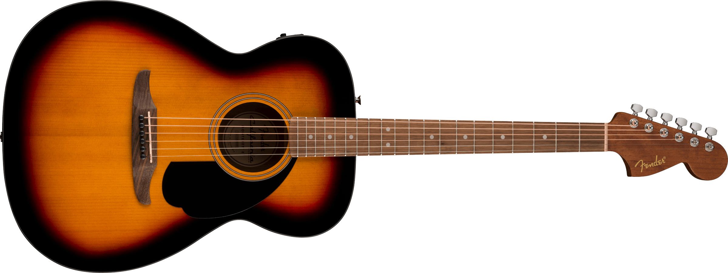 Fender California Standard Monterey E Acoustic Guitar, Spruce Top, 3-Color Sunburst