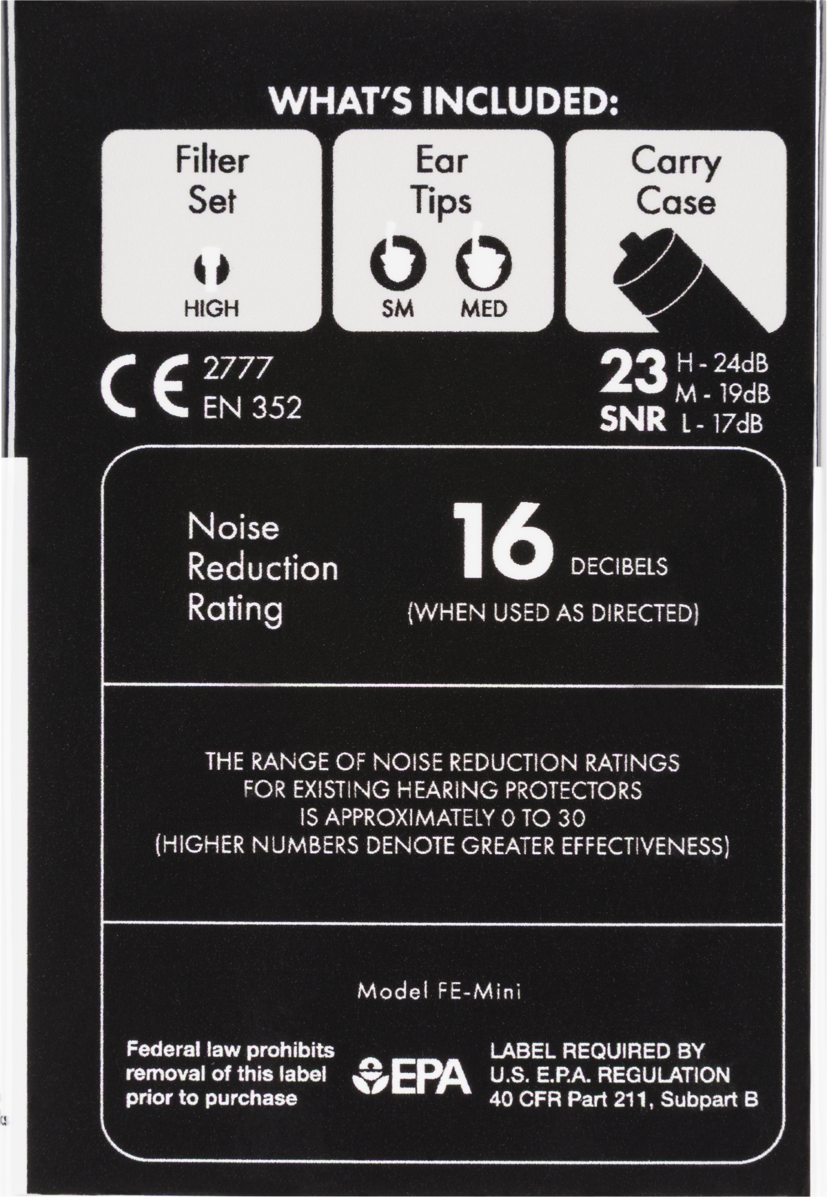 Fender Professional Hi-Fi Ear Plugs