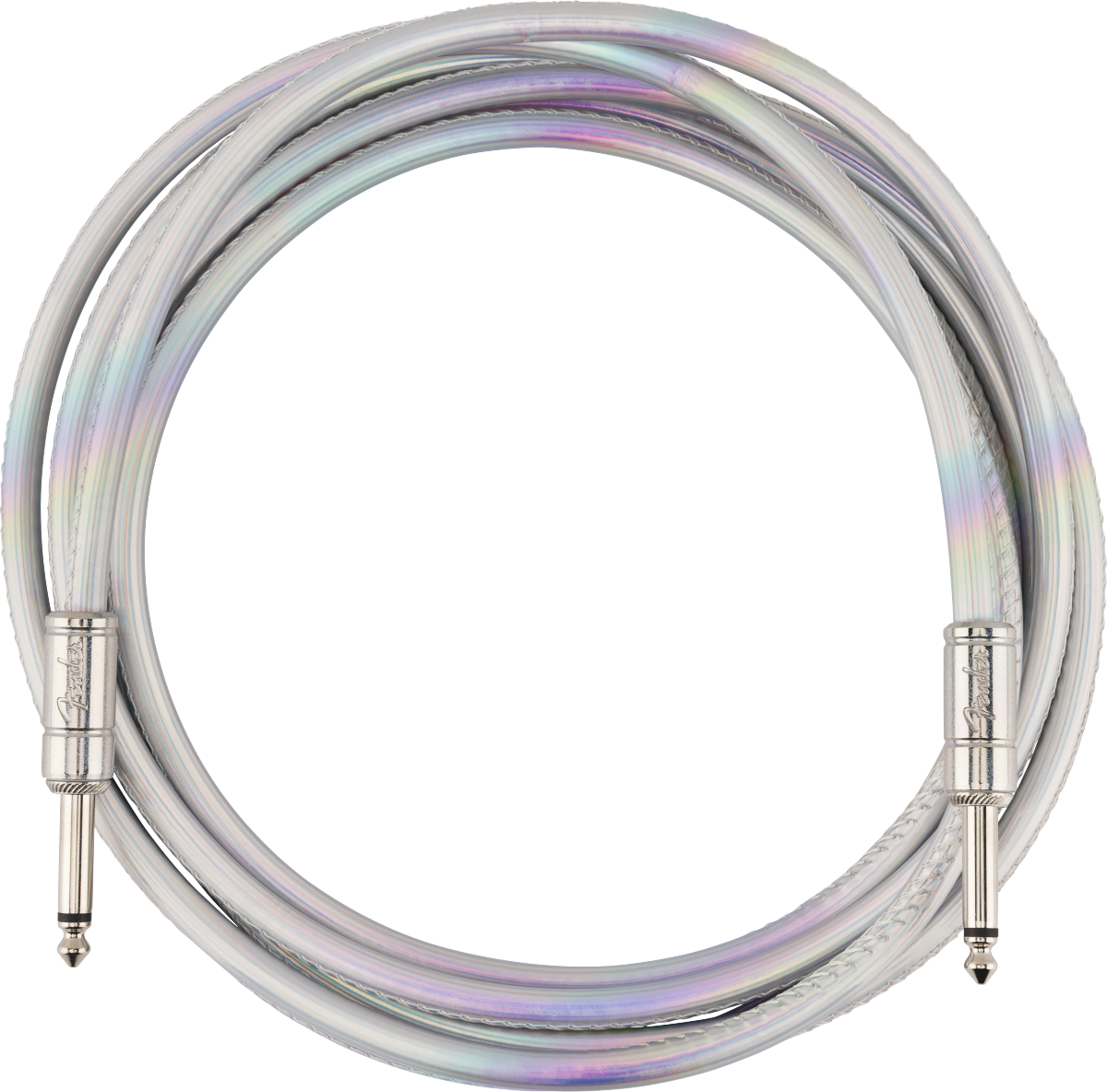 Fender Contour Instrument Cable, Iridescent, 10'