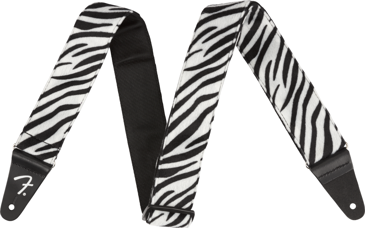 Fender Wild Animal Print Strap, Zebra